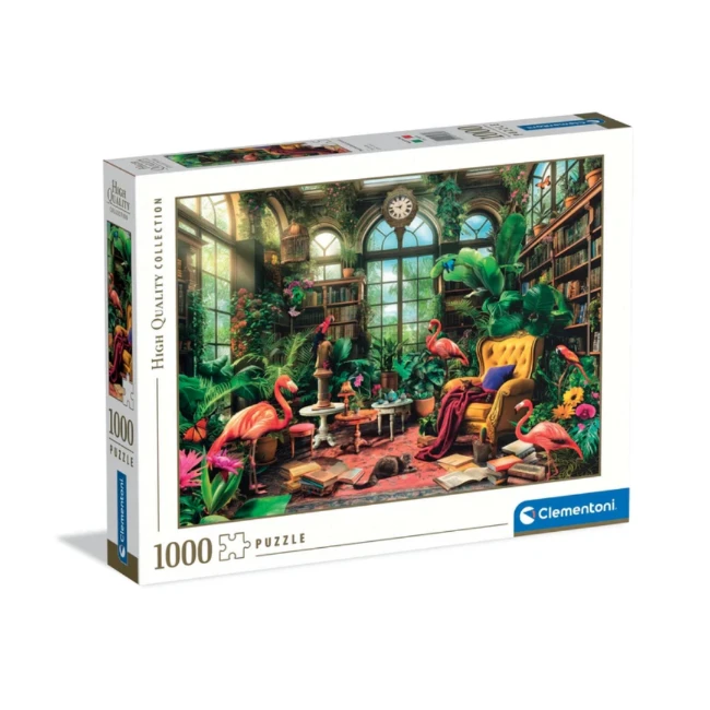 Clementoni Puzzle pezzi 1000 The Greenhouse Library