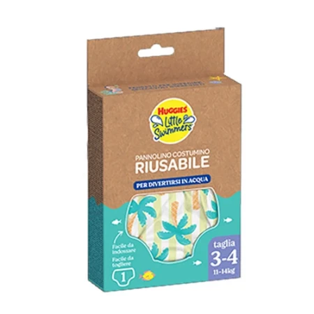 Huggies Little Swimmers Pannolino Lavabile da Piscina Medium 11-14Kg