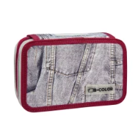 Astuccio 3 Zip Mimetic and Jeans