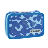 Astuccio 3 Zip Mimetic and Jeans