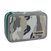 Astuccio 3 Zip Mimetic and Jeans