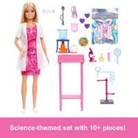 Barbie Scienziata con Camice Bianco da Laboratorio