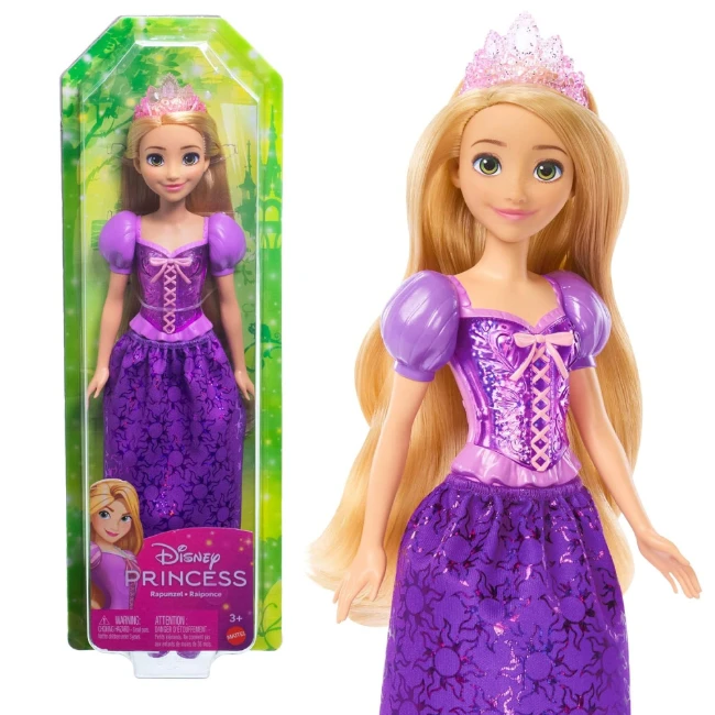 Disney Princess Rapunzel Bambola Vestita alla Moda con Capi e Accessori