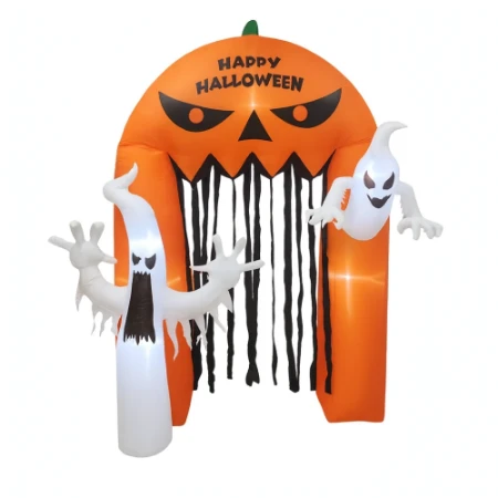 Immagine di Arco Gonfiabile Halloween 300 cm con Fantasmi e LED