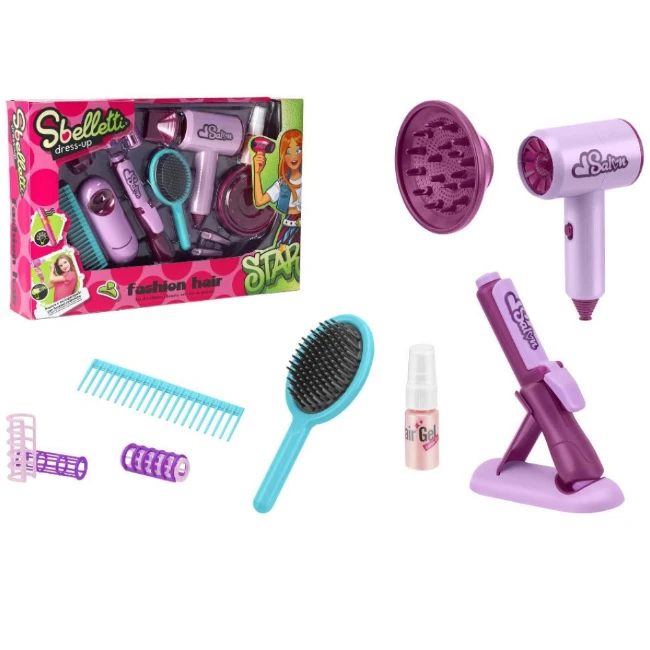 Phon con Luce e Piastra per Capelli più Accessori 