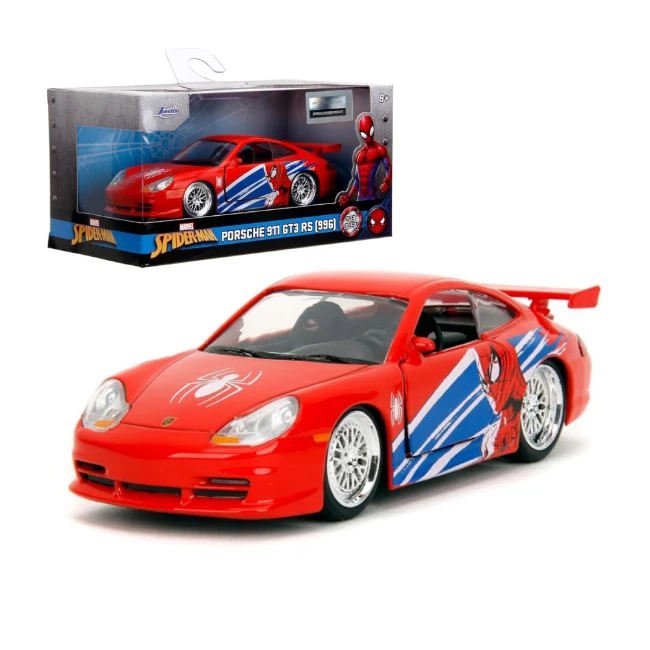 Marvel Spiderman Porsche 911 GT3 RS Scala 1:32