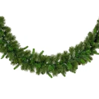 Immagine di Ghirlanda Verde di Natale Edmonton da Interno ed Esterno 270 cm