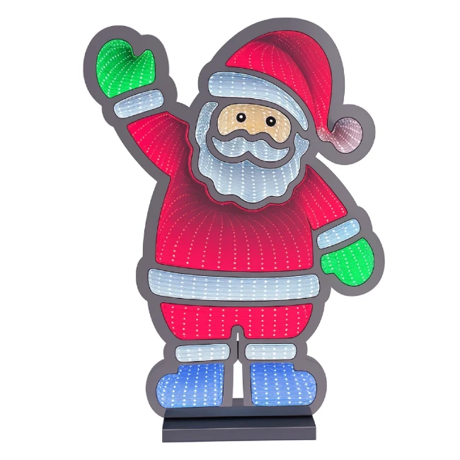 Immagine di Babbo Natale Luminoso 57 cm