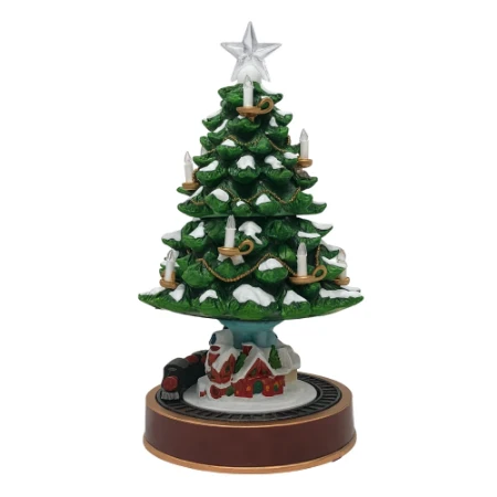 Immagine di Giostrina Albero di Natale con Treno, Movimento e Luci