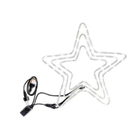 Immagine di Stella Tripla Luminosa Bianca con Gioco di Luci