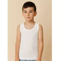 Immagine di Set 3 Canotte Unisex in Cotone - Taglie Assortite