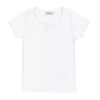 Immagine di Set 3 Maglie Mezza Manica Bambina con Fiocco in Cotone - Taglia Assortita