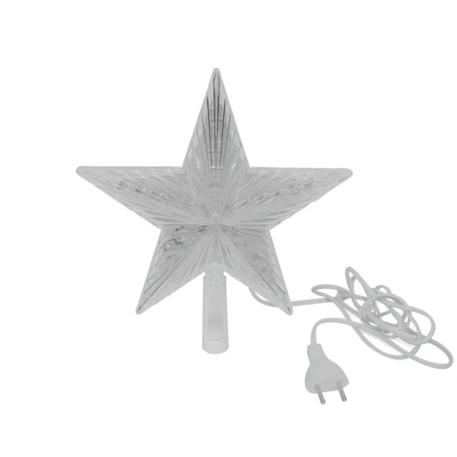 Immagine di Puntale Stella con 30 LED e Gioco di Luci
