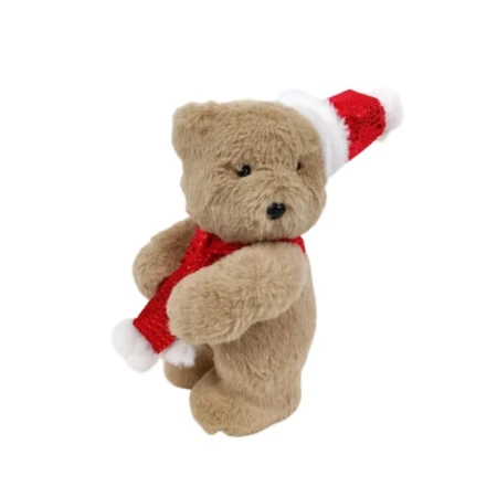 Immagine di Orso con Sciarpa Rossa 26 cm
