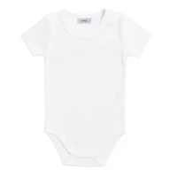 Immagine di Set 3 Body Manica Corta Basic Unisex 100% Cotone - Taglia Assortita