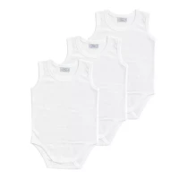 Immagine di Set 3 Body Smanicato Unisex Basic in Cotone - Taglia Assortita