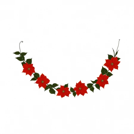 Immagine di Ghirlanda Stella di Natale con 6 Fiori