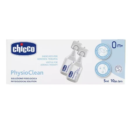 Immagine di Chicco Soluzione Fisiologica PhysioClean per Naso e Occhi - 10pz x 5ml