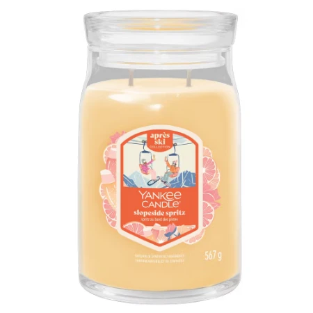 Immagine di Yankee Candle Candela in Giara Grande Slopeside Spritz 90 Ore
