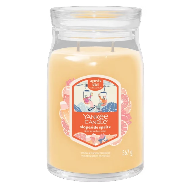 Immagine di Yankee Candle Candela in Giara Grande Slopeside Spritz 90 Ore