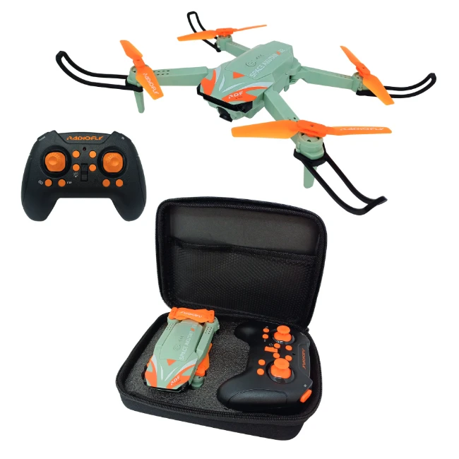 ODS Toys Radiofly Space Akutan Drone Richiudibile con telecamera e Radiocomando da 2.4 Ghz