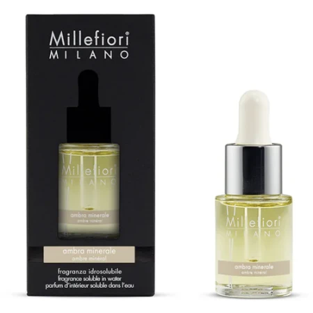 Immagine di Millefiori Ricarica per Diffusore ad Ultrasuoni Fragranza Idrosolubile Ambra Minerale 15 ml