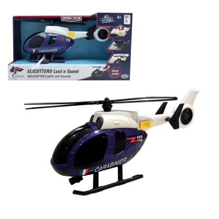 ODS Toys Silver Wheel Carabinieri Elicottero Luci e Suoni