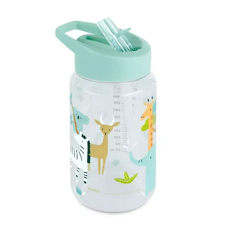 Immagine di Miniland Kiddie Bottle Boraccia in Tritan con Cannuccia Rigida 450ml