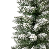 Immagine di Albero di Natale Innevato Pencil Pine 210 cm - 574 Rami