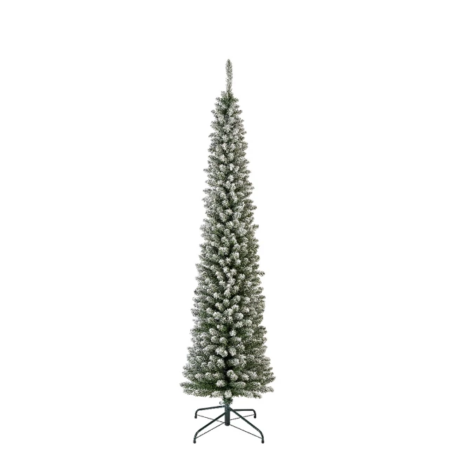 Immagine di Albero di Natale Innevato Pencil Pine 210 cm - 574 Rami