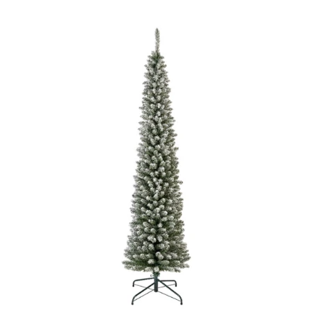 Immagine di Albero di Natale Innevato Pencil Pine 240 cm - 742 Rami