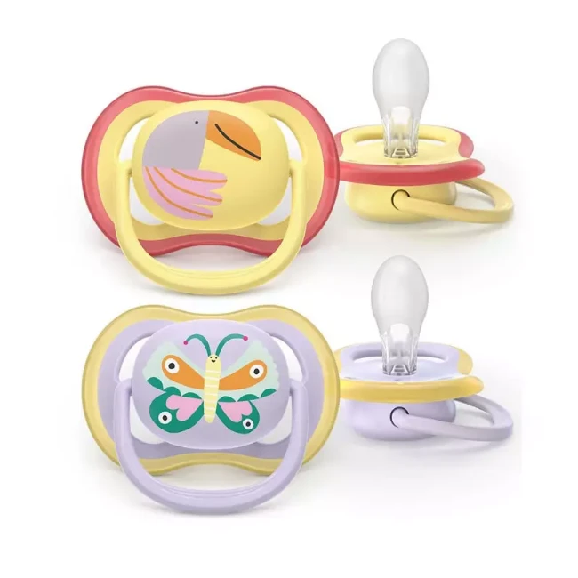 Immagine di Philips Avent Ultra Air Pacifier Set 2 Ciucci Ortodontici in Silicone 0-6 Mesi