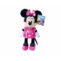 Disney Peluche Minnie con Abito Fucsia da 25 cm