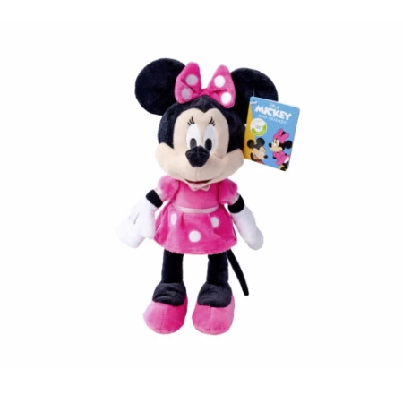 Disney Peluche Minnie con Abito Fucsia da 25 cm