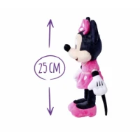 Disney Peluche Minnie con Abito Fucsia da 25 cm