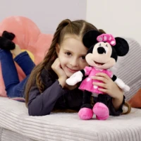 Disney Peluche Minnie con Abito Fucsia da 25 cm