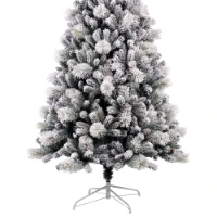 Immagine di Albero di Natale Incanto Innevato con Pigne 210 cm - 1060 Rami