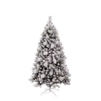 Immagine di Albero di Natale Incanto Innevato con Pigne 210 cm - 1060 Rami