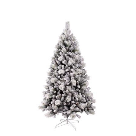 Immagine di Albero di Natale Incanto Innevato con Pigne 210 cm - 1060 Rami