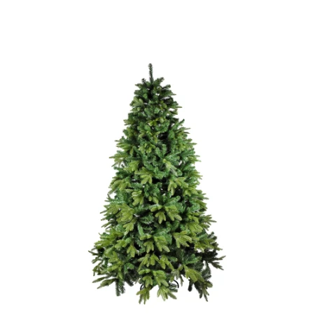 Immagine di Albero di Natale Broadway 180 cm – 918 Rami Folti in PE+PVC con Apertura Ombrello e Base in Metallo