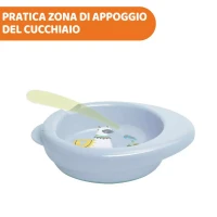 Immagine di Chicco Warmy Piatto Termico per Bambini con Base Antiscivolo 6m+