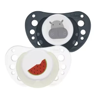 Immagine di Chicco PhysioForma Air Lumi Set 2 Ciucci in Silicone con Bottone Luminoso 16-36 Mesi
