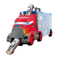Hot Wheels Bisarca Cabina Americana da 50 cm con 3 veicoli