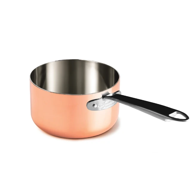 Immagine di Agnelli Casseruola Alta in Rame Copper4 con 1 Manico Inox