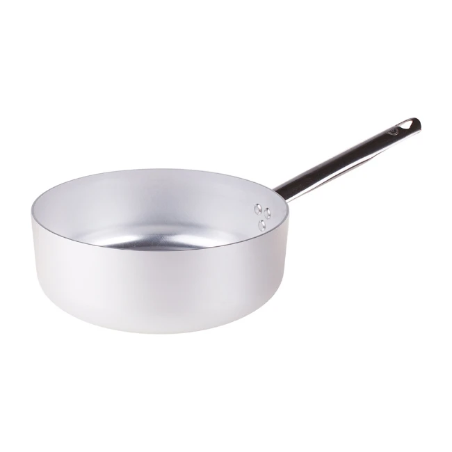 Immagine di Agnelli Casseruola Bassa in Alluminio 3 mm con 1 Manico Inox