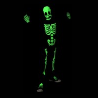 Costume Scheletro Per Bambino (3-12 Anni) – Abbigliamento Halloween Carnevale Cosplay