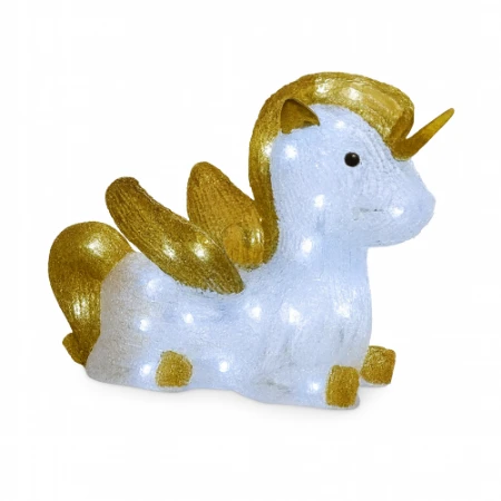 Immagine di Unicorno Acrilico con LED da Esterno 26 cm
