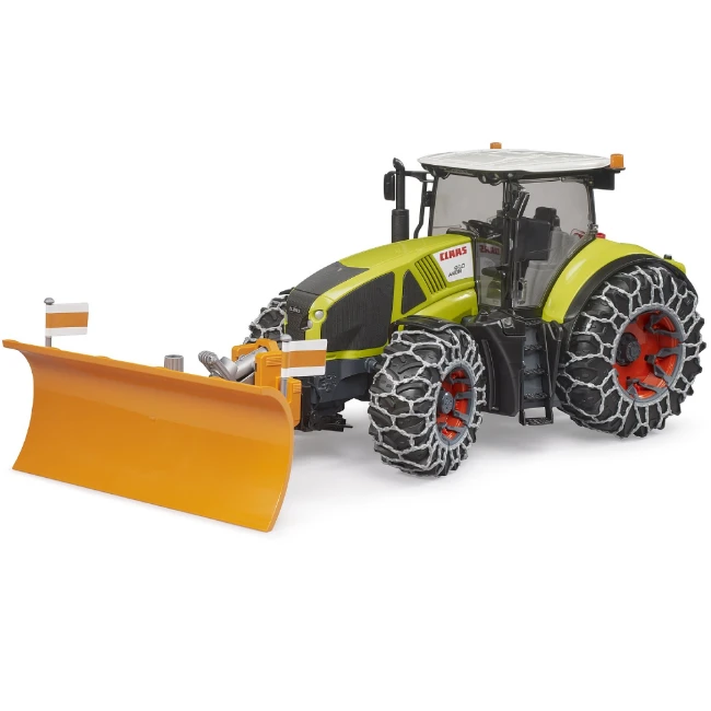  Bruder Trattore Claas Axion 950 con Catene e Spalaneve 03018