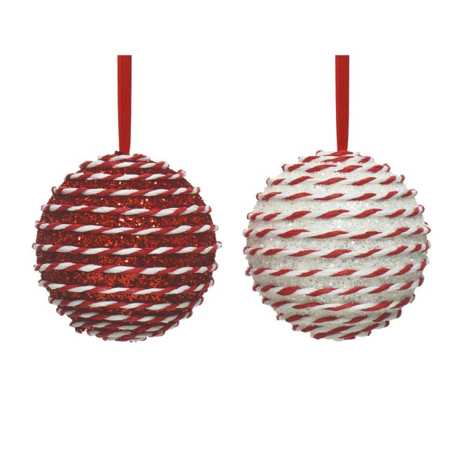 Immagine di Pallina Natalizia in Foam con Glitter Ø 10 cm