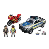 Playmobil Inseguimento con Pick-Up della Polizia 71875